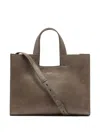 Bally Easy Leather Tote Bag In Brown