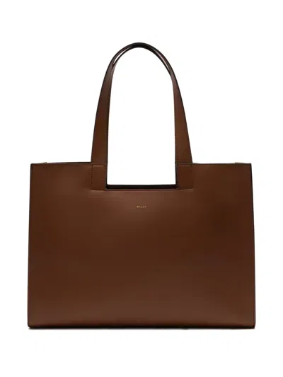 Bally Easy Tote Bag In Brown