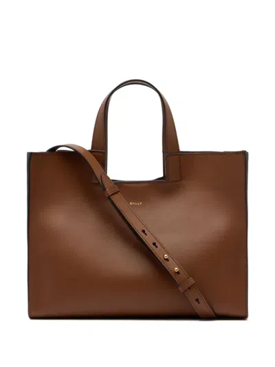 Bally Easy Tote Bag In Brown
