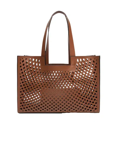 Bally Easy Tote Bag In Brown
