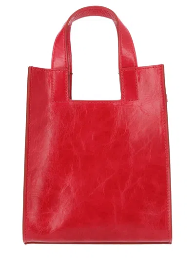 Bally Easy Tote Bag In Red