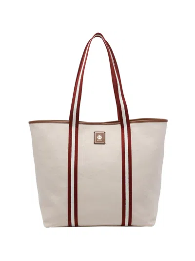 Bally Edelbliss Canvas Tote Bag In Neutral