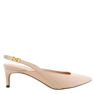 Bally Edeline Leather Slingback Pumps In Neutral