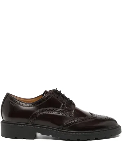 Bally Eduard Derby Shoes In Brown