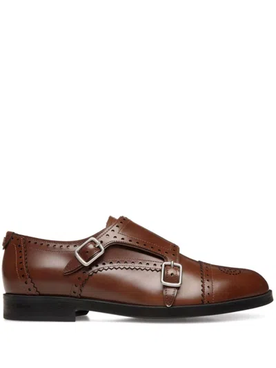 Bally Egli Leather Brogues In Brown