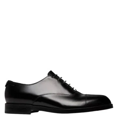 Bally Egli Leather Oxford Shoes In Black
