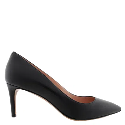 Bally Elaise Leather Pumps In Black