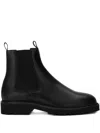 Bally Elastic-panel Leather Boots In Black