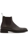 Bally Elasticated Panel Chelsea Boots In Brown