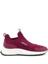 Bally Elasticated Panel Sneakers In Pink