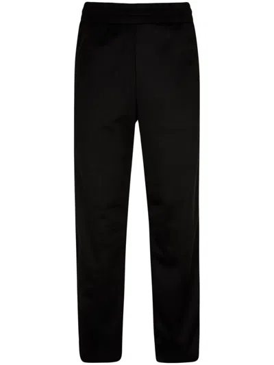 Bally Elasticated-waist Tapered Trousers In Black