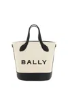 Bally Structured Bucket Bag With Dual Handles And Adjustable Strap In Multi