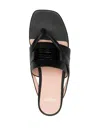 BALLY BALLY ELIA LADIES 6302988 BLACK CALF LEATHER FLATS