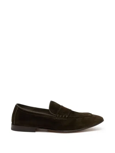 Bally Elios Loafers In Green