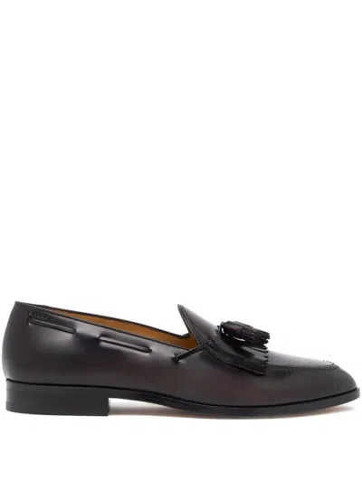 Bally Elite Tassel Leather Loafers In Multi
