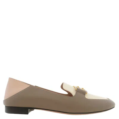 Bally Ellah Flat Leather Loafers, Brand Size 36.5 ( Us Size 6 ) In Multi