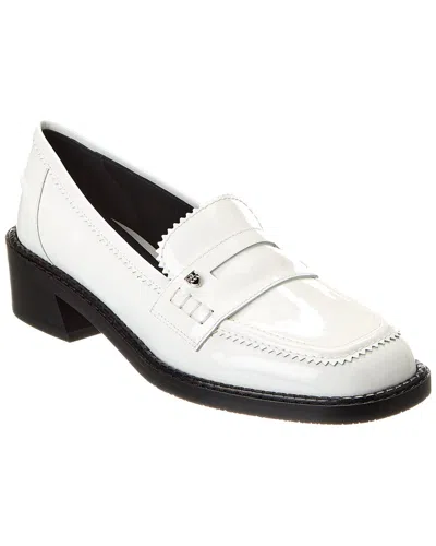 Bally Elly 35 Patent Loafer In White