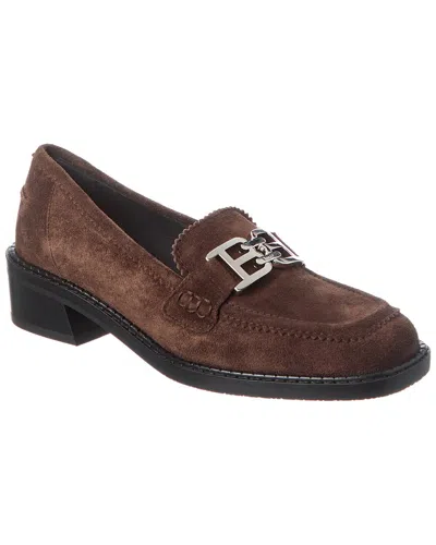 Bally Ellyane 35 Suede Loafer In Brown