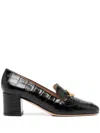 Bally Ellyane Frontal Logo Pumps In Black