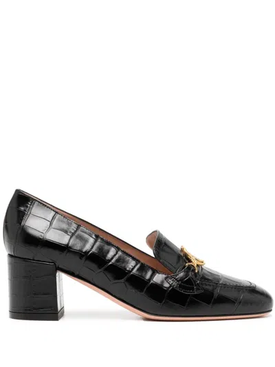 Bally Ellyane Frontal Logo Pumps In Black