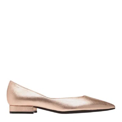 Bally Elsia Laminated Leather Flat Pumps In Multi