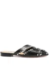Bally Sarsi Slipper-mule In Black Leather In Black