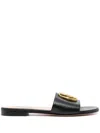 Bally Woman Sandals Black Size 7.5 Lambskin