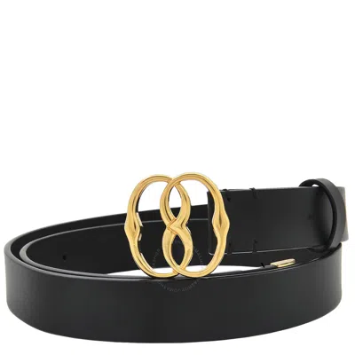 Bally Emblem Logo-buckle Leather Belt In Black