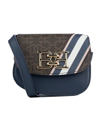 Bally Emblem Signage Shoulder Bag In Black