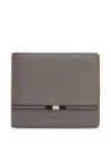 Bally Embossed Leather Wallet In Multi