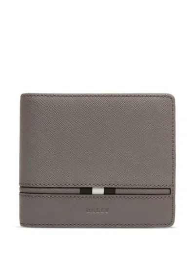 Bally Embossed Leather Wallet In Multi