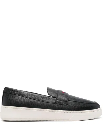 Bally Embossed-logo Sneakers In 黑色