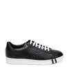Bally Asher Low-top Leather Sneakers In Blue