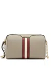Bally Embossed Ribbon Mini Bag In Gray