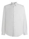 Bally Embroidered Cotton Shirt In White
