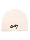 BALLY EMBROIDERED-LOGO BEANIE HAT