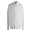 Bally Embroidered Logo Button-up Shirt In White