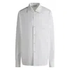 Bally Embroidered Logo Button-up Shirt In White