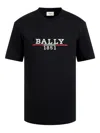 Bally Embroidered Logo T-shirt In Black