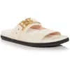 Bally Woman Sandals Ivory Size 7.5 Cow Leather In Beige