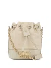 Bally Bucket Bag Crossbody Chain Strap In Neutrals