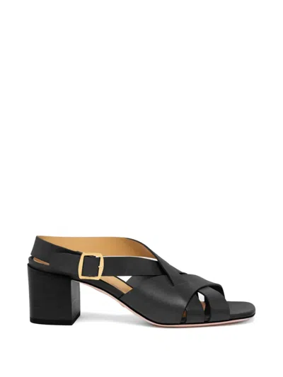 Bally Essence Crossover-strap Sandals In Black