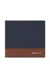 Bally Essential Bi-fold Wallet In Blue