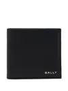 Bally Essential Grained Leather Wallet In Black