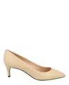 Bally Euan Leather Pumps In Neutral