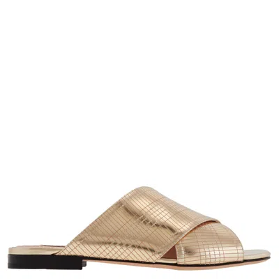 Bally Evoria Crisscross Strap Flat Sandals In Multi