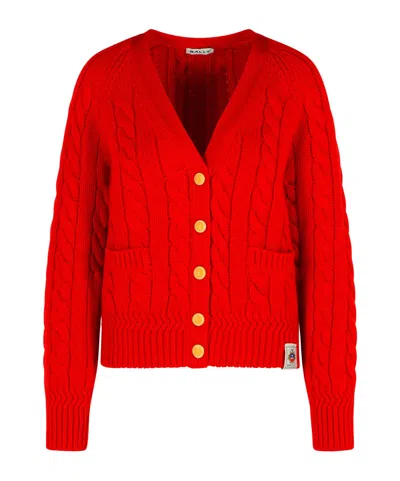 BALLY EXTRAFINE MERINO WOOL CARDIGAN