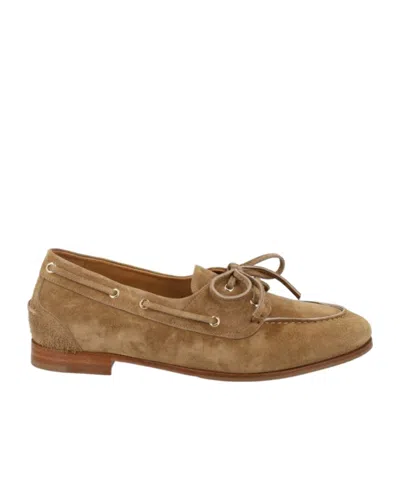 Bally Eyelet Lace-up Shoes In Brown
