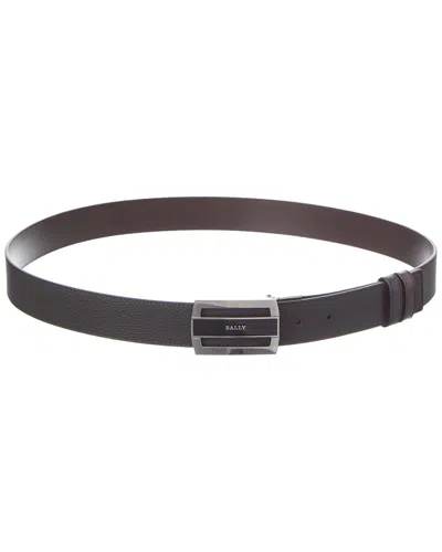 Bally Fabazia 35 Reversible & Adjustable Leather Belt In Black