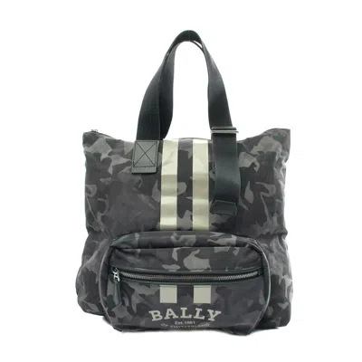 Bally Fallie Cam Nylon Tote Bag In Green